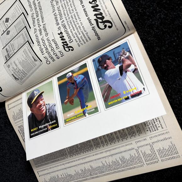 Baseball Card Price Guide Set of 4 Vintage Magazines w/ Card Inserts - 1998-1990 - Picture 16 of 16
